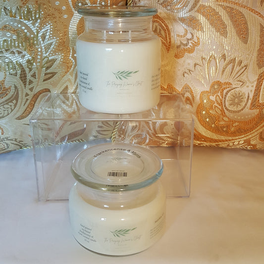 Frankincense & Myrrh Soy-Based Candle - The Praying Woman's Closet