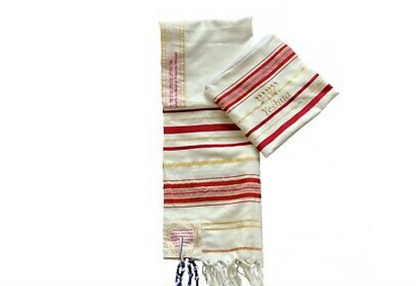 Traditional Navy Imported Messianic Prayer Shawl - The Praying Woman's Closet